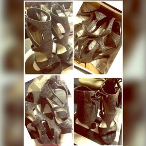 Glittered High Heels By Michael Antonio